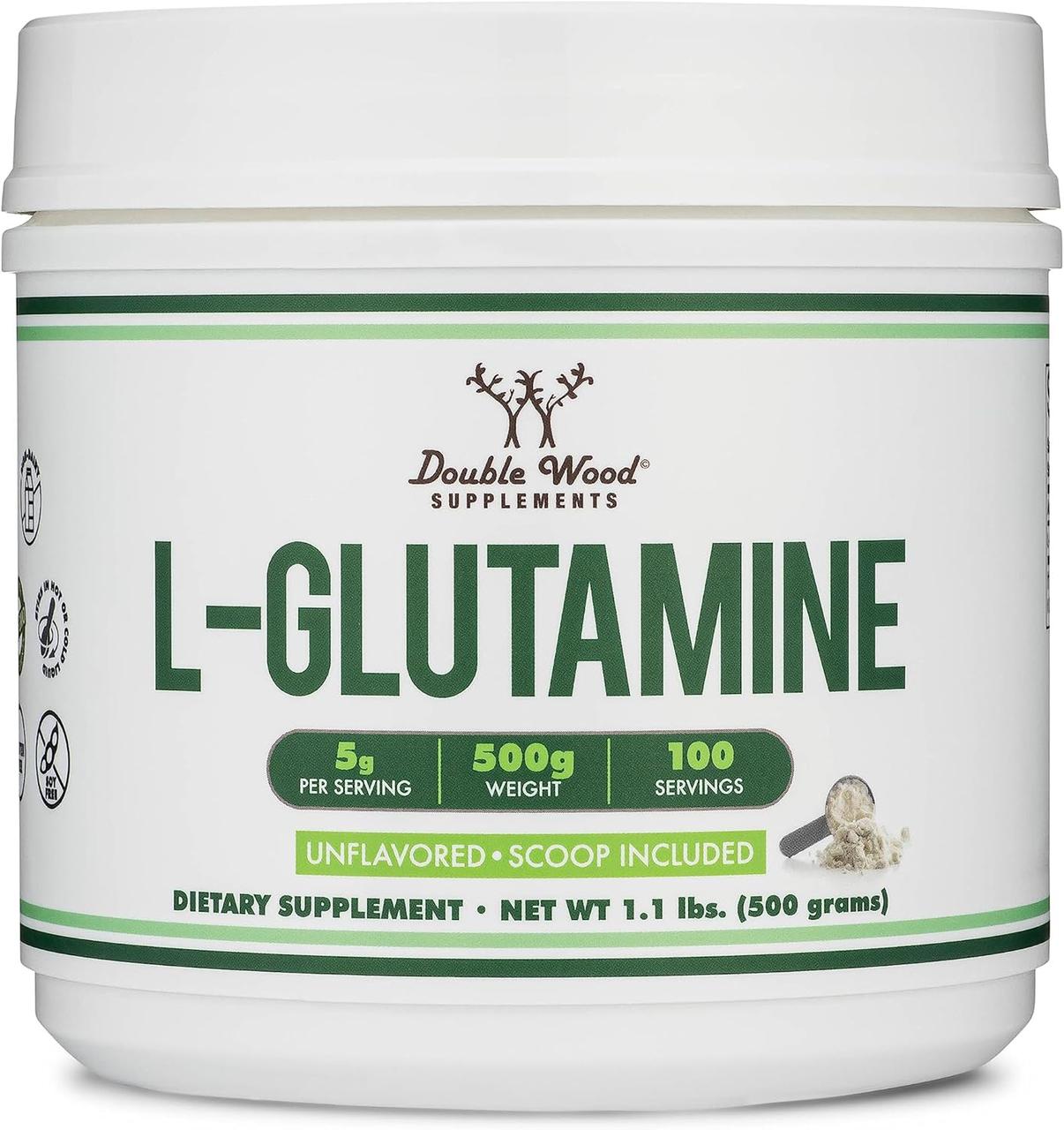 Double Wood L-Glutamine / L-глутамін порошок 500 г
