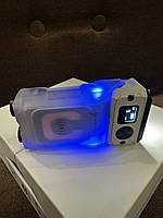 Wuben X3 EDC універсальний ліхтарик кемпінговий білий прозорий з зарядкою док станція червоне світло