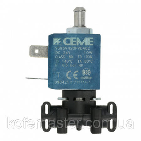 Електромагнітний клапан кавомашин Philips 24V триходовий S14 (6.5 bar), 421945001441