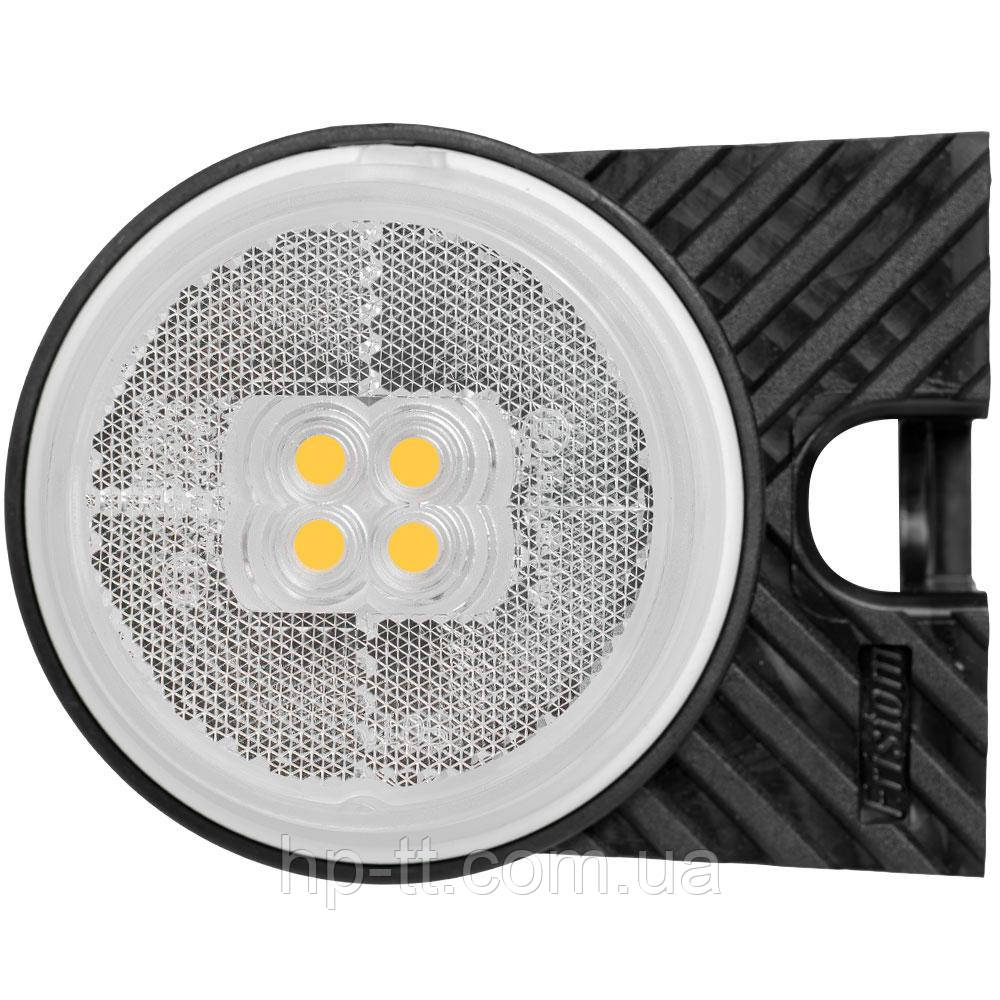 Ліхтар габаритний Fristom FT-060L B+K LED лівий білий зі світловідбивачем, кронштейном і проводом