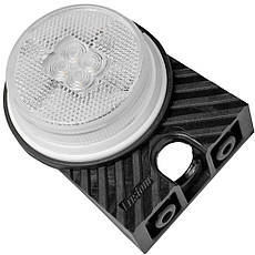 Ліхтар габаритний Fristom FT-060L B+K LED лівий білий зі світловідбивачем, кронштейном і проводом, фото 6
