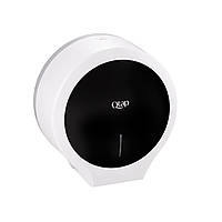 Тримач для туалетного паперу Qtap Pohodli 270 мм QTDP100BP White/Black (Držák)