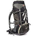 Рюкзак туристичний Naturehike NH70B070-B, 70 л + 5 л, чорно-сірий, фото 2