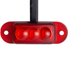 Ліхтар габаритний Fristom FT-090 C LED червоний з з'єднанням QS150, фото 5