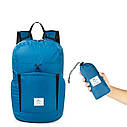Рюкзак компактний Naturehike Ultralight NH17A017-B 22 л, блакитний, фото 2