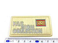 Нашивка Fashion collection кожзам 75х40 мм