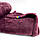 Плед флісовий Comfort ТМ Emily бордо 150х210 см, фото 5