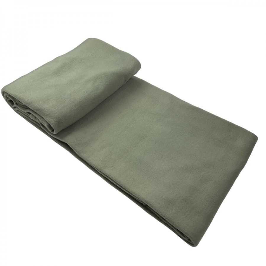Плед флісовий Comfort ТМ Emily оливковий 150х150 см