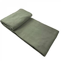 Плед флісовий Comfort ТМ Emily оливковий 150х150 см