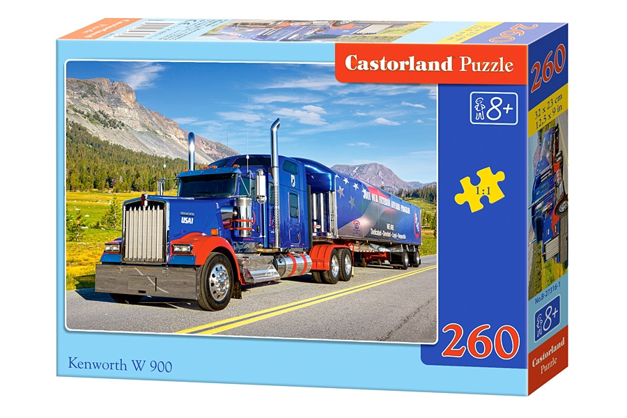 Пазлы Castorland 260 элементов "KENWORTH W 900" (B-27316) - фото 2 - id-p373834434