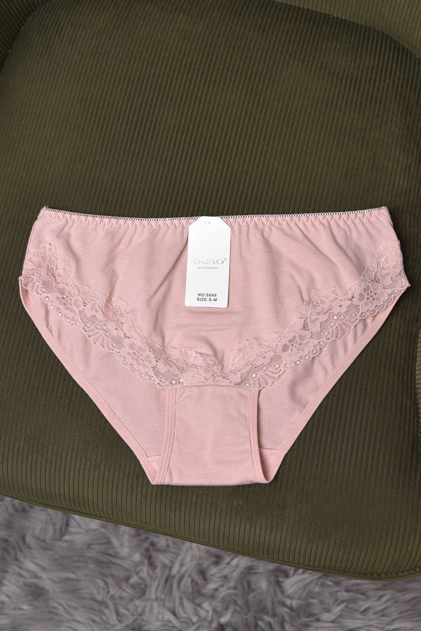 Труси жіночі однотонні пудрового кольору 169400S, фото 1