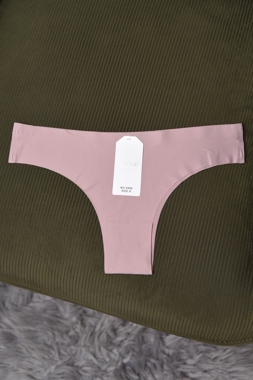 Труси жіночі бесшовні пудрового кольору р.S 169651S, фото 1
