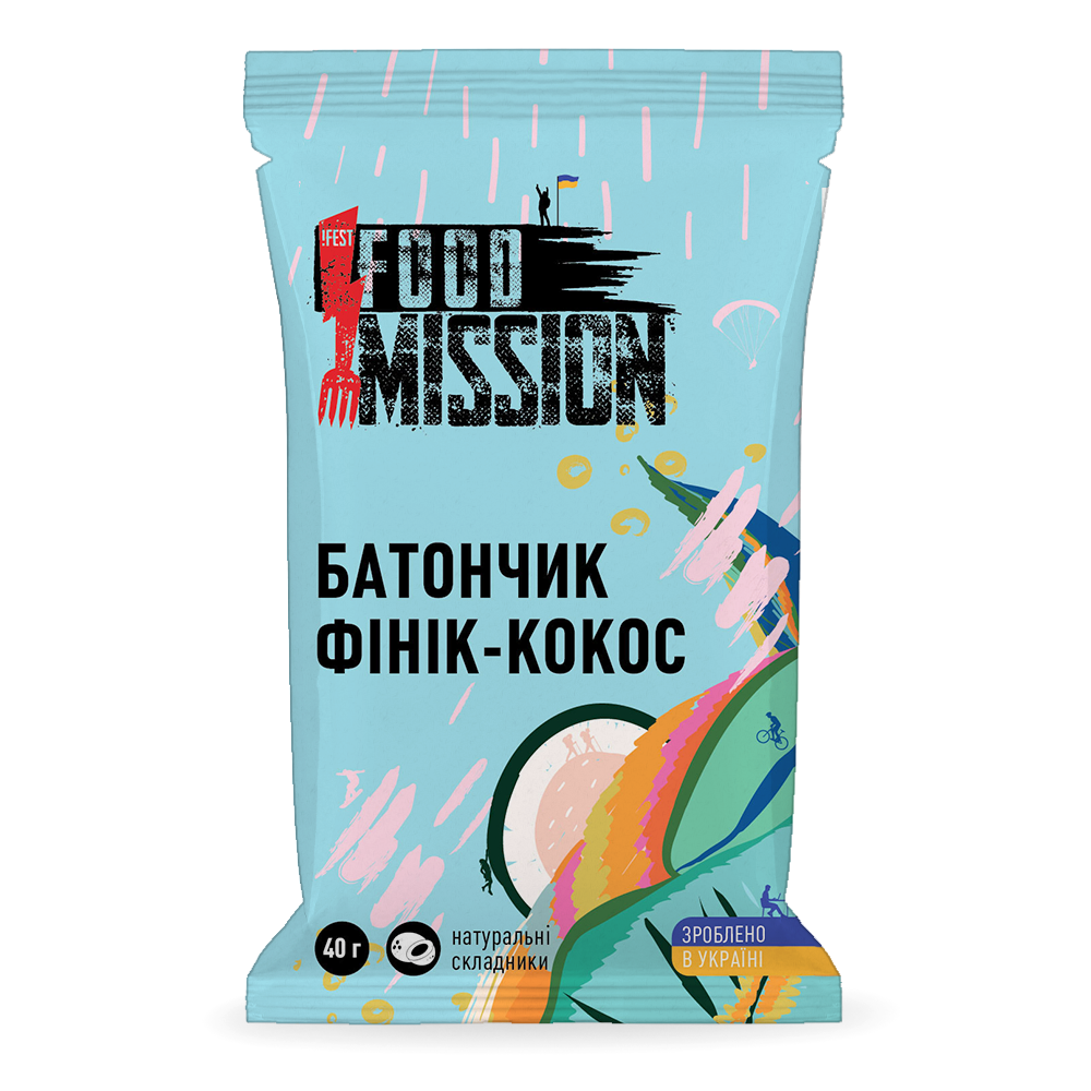 Батончик фінік-кокос !Fest Food Mission