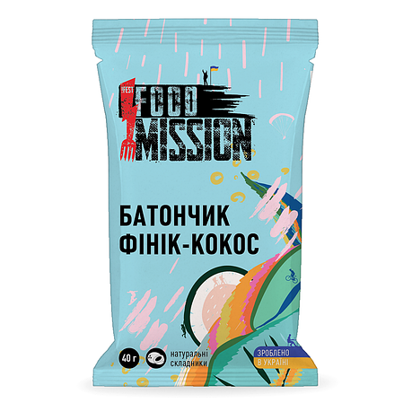 Батончик фінік-кокос !Fest Food Mission, фото 2