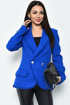 Піджак жіночий синього кольору р.36 171233M