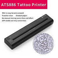 Беспроводной тату принтер ATS886 черный