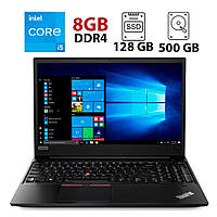 Ноутбук Б-класс Lenovo ThinkPad E580 / 15.6" (1920x1080) IPS / Intel Core i5-8250U (4 (8) яд | всё для тебя