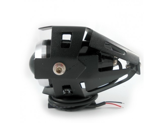 Светодиодная мото фара LED U5 в защитном корпусе с креплением, мотоцикл, скутер, джип - фото 6 - id-p373852027