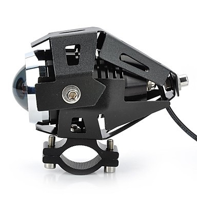 Светодиодная мото фара LED U5 в защитном корпусе с креплением, мотоцикл, скутер, джип - фото 4 - id-p373852027