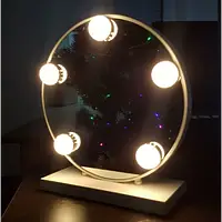 Дзеркало для макіяжу з LED-підсвіткою Led Mirror 5 LED JX-526 Білий SaleMarket
