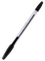 Ручка кулькова корпус прозорий, DB2051, стрижень чорний. Delta by Axent