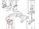 Подушка двигуна на Рено Трафік 01-> 1.9 dCi (внизу, вісімка) — METALCAUCHO MC4452, фото 7