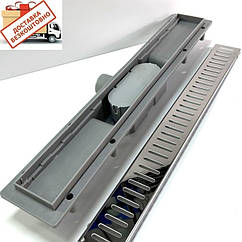 Трап для душу лінійний 60 см сухий затвор QTap Dry FA304-600