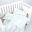 Ковдра дитяча в ліжечко Comfort ТM PAPAELLA 100х135 см зиґзаґ білий, фото 7