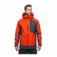 Гірськолижна чоловіча мембранна куртка Black Diamond M Recon Stretch Ski Shell Octane/Carbon M (BD K6HI.9173-M), фото 3