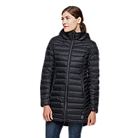 Женский зимний пуховик парка Black Diamond W Access Down Parka, Black, S (BD 7461850002SML1)