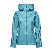 Мембранная женская куртка для трекинга Black Diamond W Treeline Rain Shell, Coastal Blue, L (BD