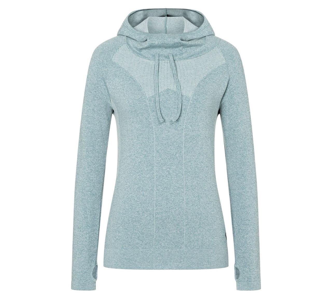 Жіноча худі з рукавом реглан Black Diamond W Crux Hoody, Blue Ash, р. L (BD 752120.4006-L)
