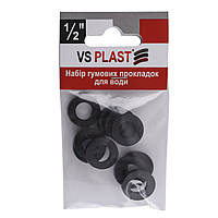 Набор резиновых прокладок для смесителя VS Plast 0,5 дюйма, 10 шт -KTY24-