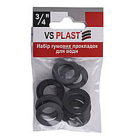Набор резиновых прокладок для смесителя VS Plast 0,75 дюйма, 10 шт -KTY24-