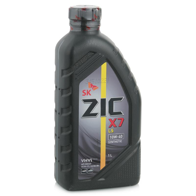 Моторна олива ZIC X7 LS 10W40 1L напівсинтетика