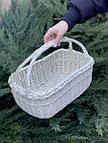 Плетений кошик з лози. Арт:3089, фото 5