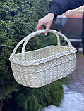 Плетений кошик з лози. Арт:3089, фото 4