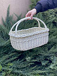Плетений кошик з лози. Арт:3089, фото 6