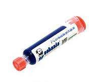 Лак изоляционный MECHANIC BY-UVH900, синий, в шприце, 10 мл, (LB10 UV curing solder proof printing ink)