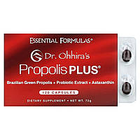 Прополис Доктор Ohhira's, Essential Formulas Inc., Propolis Plus, 120 Capsules Доставка від 14 днів - Оригинал