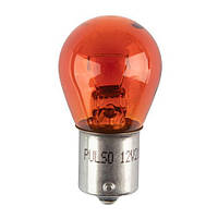 Лампочка 12V с больш. цок. 21W AMBER (1 конт.) PULSO LP-25154