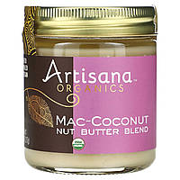 Кокосовое масло Artisana, Organics, Смесь ореховых масел с кокосом, 8 унций (227 г) Доставка від 14 днів -
