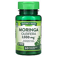 Моринга масличная Nature's Truth, Moringa Oleifera, 3,000 мг, 60 капсул быстрого высвобождения Доставка від 14