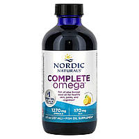 Комбинация Omega-3-6-9 Nordic Naturals, Complete Omega, лимон, 8 жидких унций (237 мл) Доставка від 14 днів -