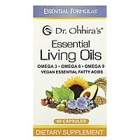 Комбинация Omega-3-6-9 Dr. Ohhira's, Essential Formulas Inc., Эфирные живые масла, 60 капсул Доставка від 14