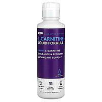 L-карнитин RSP Nutrition, коррекция веса, с ягодным вкусом, 3000 мг, 473 мл (16 унций) Доставка від 14 днів -