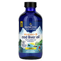 Масло печени трески Nordic Naturals, Arctic-D Cod Liver Oil, жир из печени трески, 237 мл (8 жидк. унций)