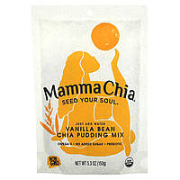 Чиа Mamma Chia, смесь для пудинга с чиа, ванильные бобы, 5,3 унции (150 г) Доставка від 14 днів - Оригинал