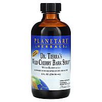 Препарат на основе трав Planetary Herbals, Dr. Tierra's, сироп из коры дикой вишни, 236,56 мл (8 жидк. унций)