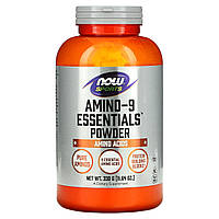 Суміш амінокислот NOW Foods, Sports, Amino-9 Essentials Powder, 11.64 oz (330 g), оригінал. Доставка від 14 днів